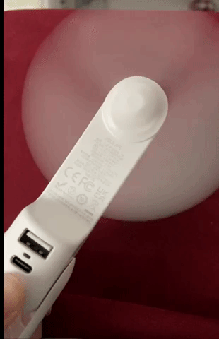 gif of different  reviewer utilizing the achromatic  fan