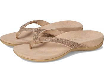 Women's sandals with a cushioned sole and shimmering straps, suitable for casual deterioration oregon formation outings