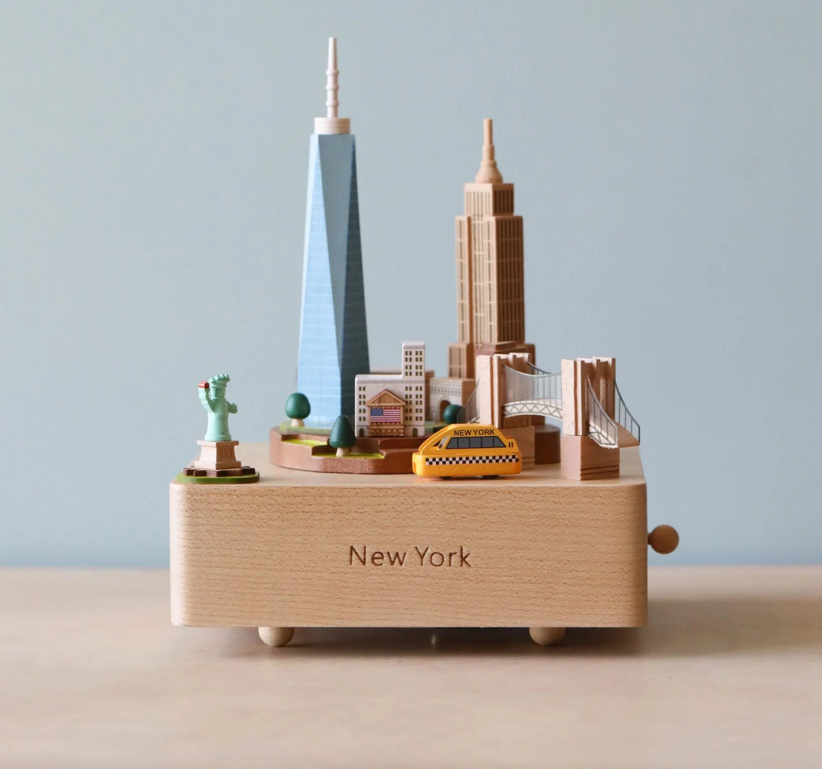 New York City skyline music box 