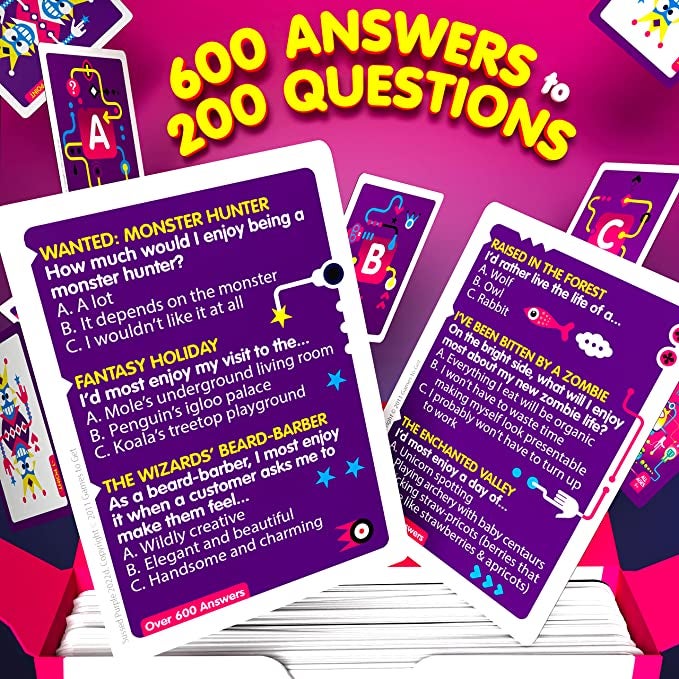 close up of the cards