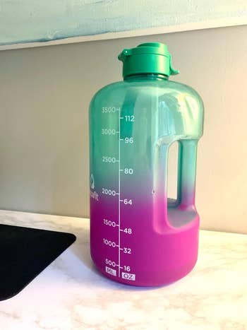 a gallon water bottle jug