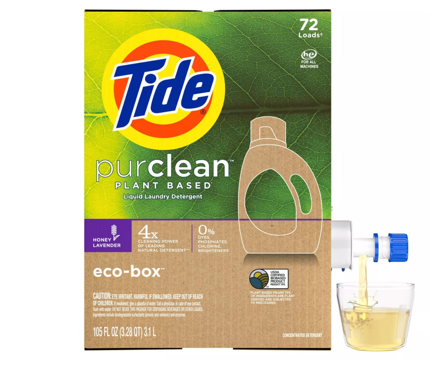 the pur clean plant based tide eco-box