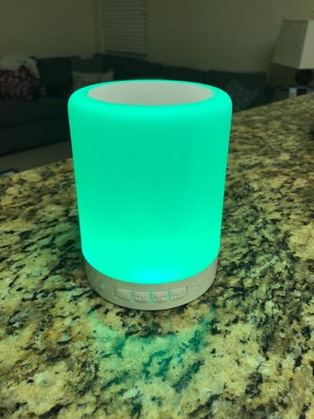 bluetooth talker  glowing green