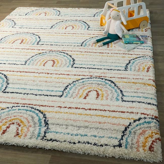 the rainbow area rug