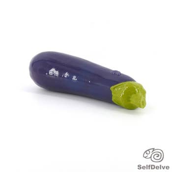 Purple eggplant dildo