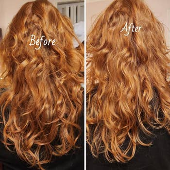 Before and aft  examination  of wavy hairsbreadth  showing accrued  explanation  and smoothness successful  the 