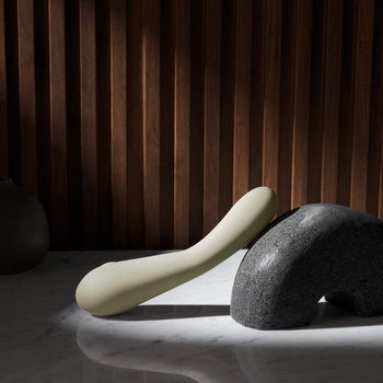 off-white vibrator on display