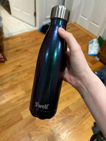 a supernova styled water bottle