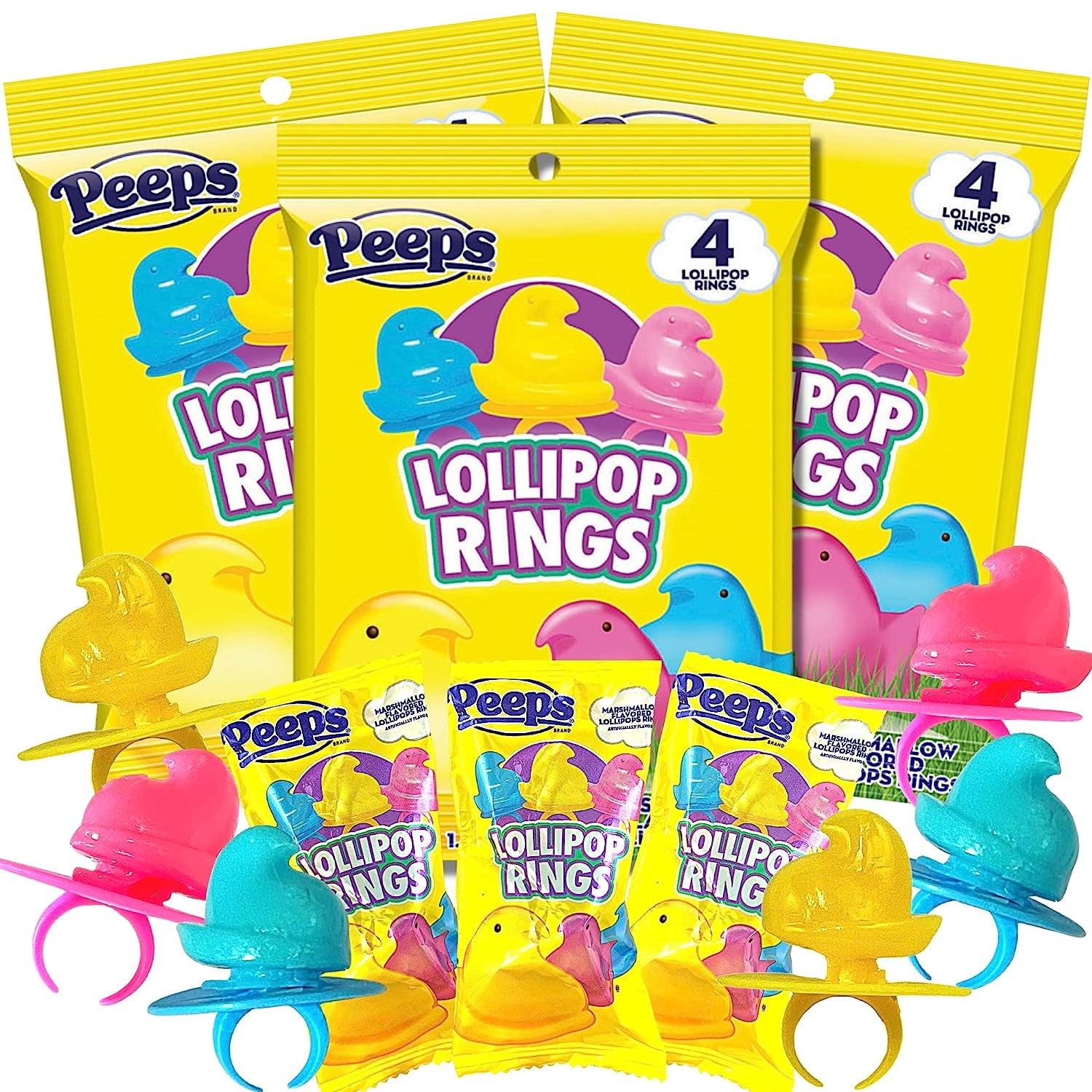 candy rings and packaging