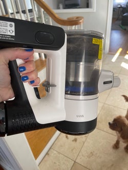 another reviewer photo of the top half of the vacuum to clean in between tight spaces