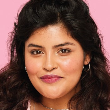 model with benetint on cheeks and lips