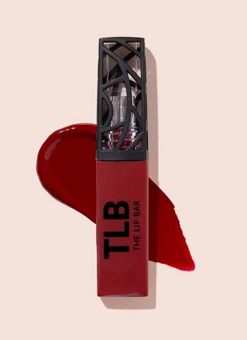 a tube of the red matte lipstick 