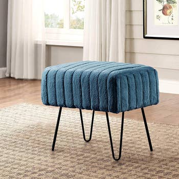 the ottoman in teal