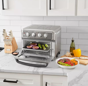 Image of veggies being grilled