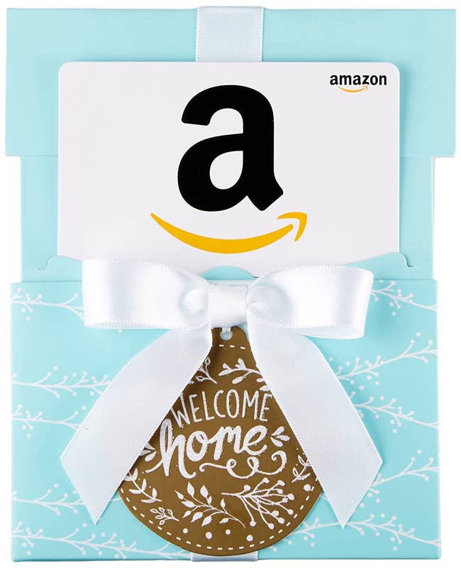 Amazon gift card in a 