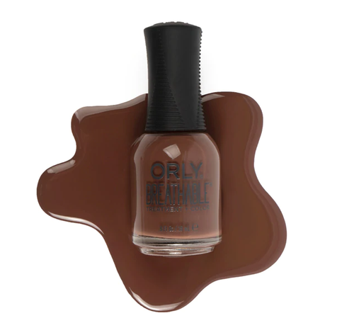 the polish in rich umber shade