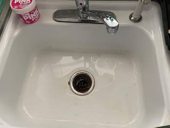 a clean and shiny sink