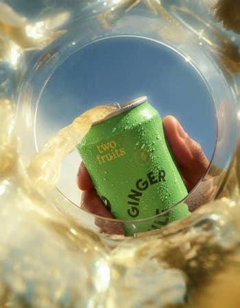 Beverage tin labeled