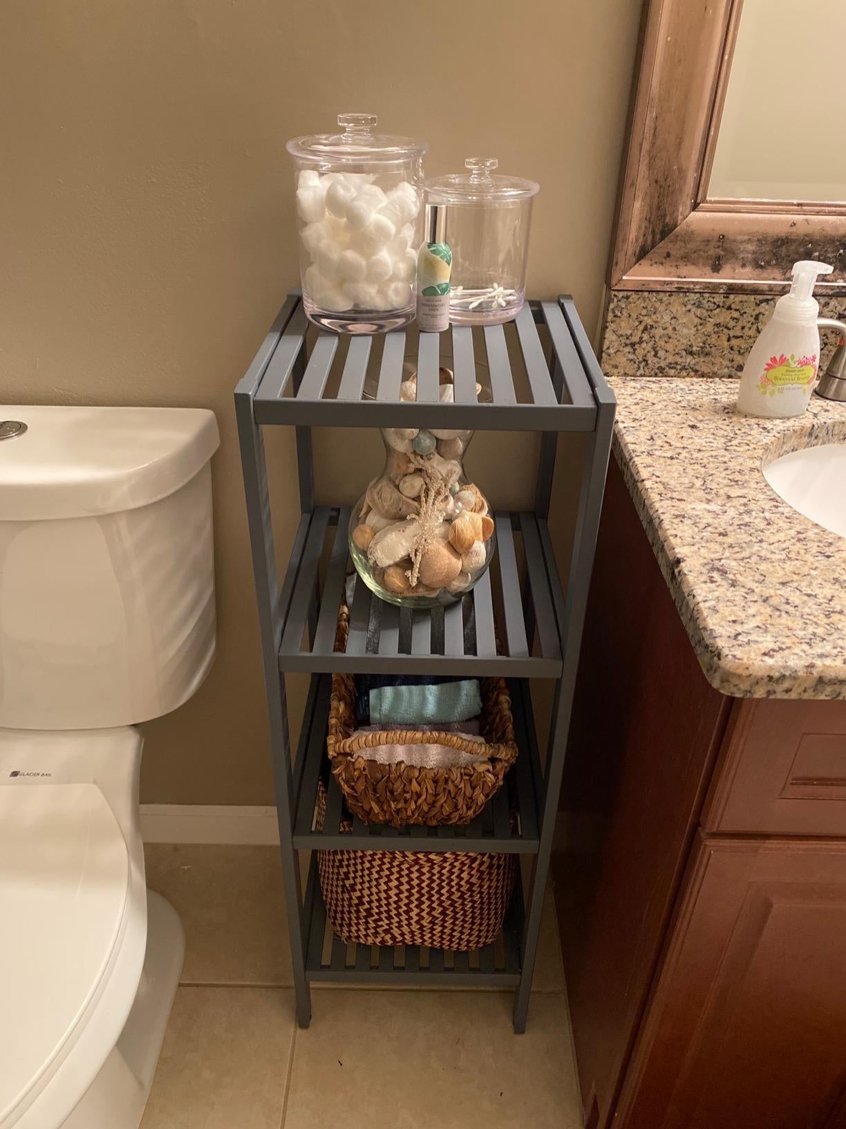 22 Best Bathroom Shelves To Clear Up Cabinet Space