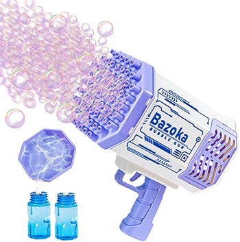 The bubble gun in purple