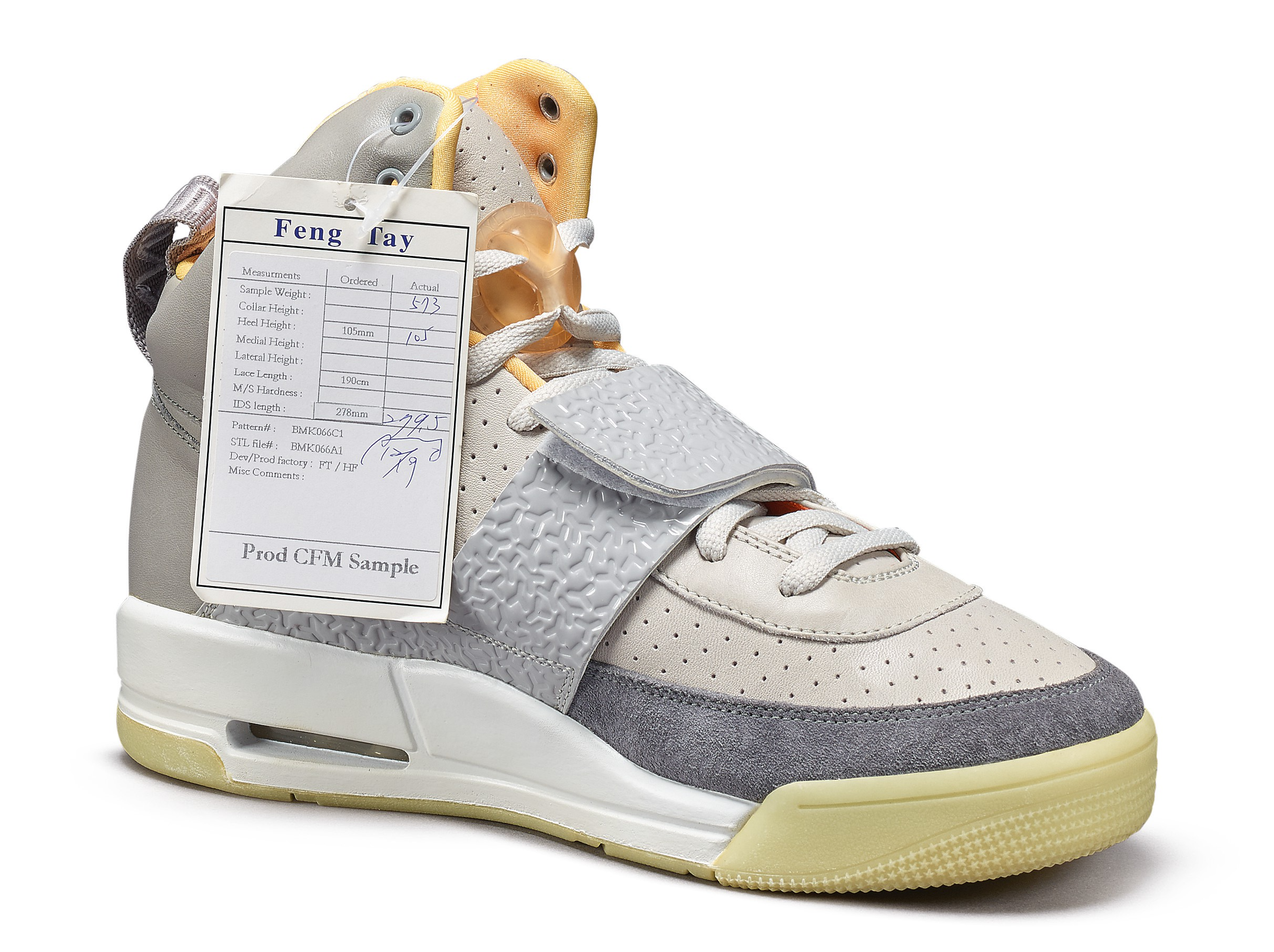 Nike Air Yeezy Grammy Sample Auction Price Fall