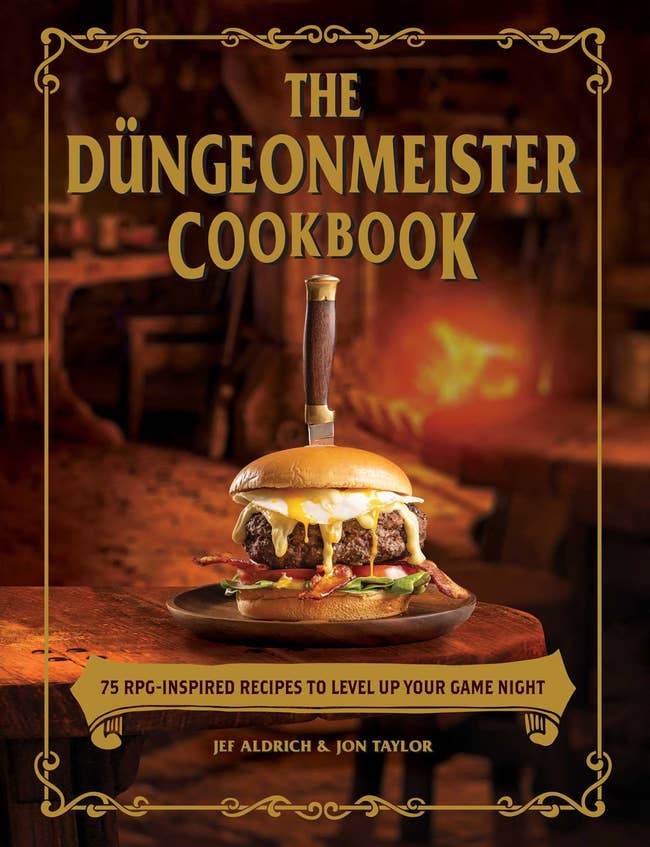 the cover of the dungeon master cookbook
