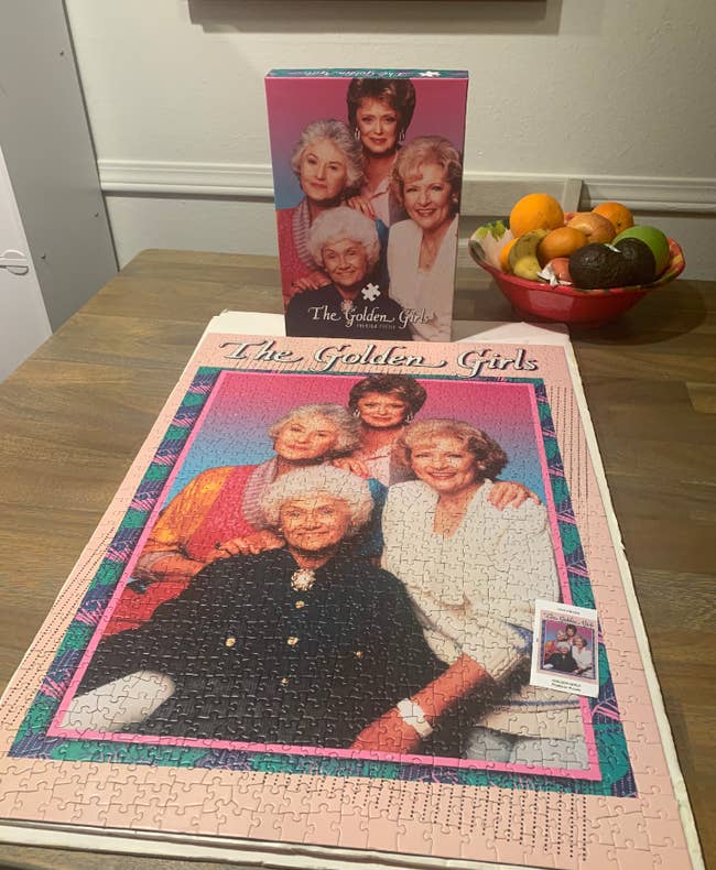 reviewer photo of the golden girls puzzle