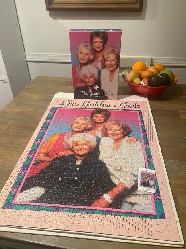 reviewer photo of the golden girls puzzle