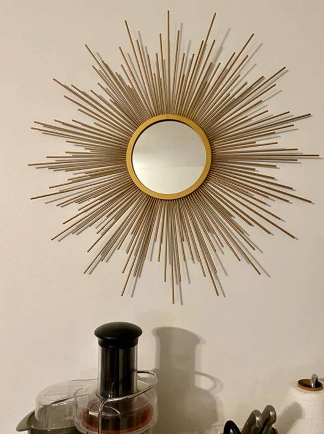 reviewer image of mirror hanging on wall