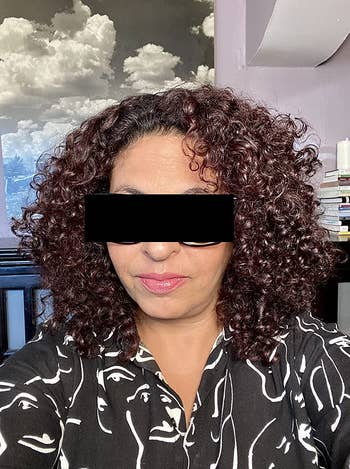 reviewer's moisturized curls