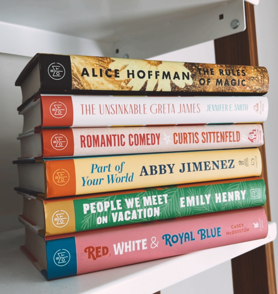 buzzfeed editor's stack of book of the month books