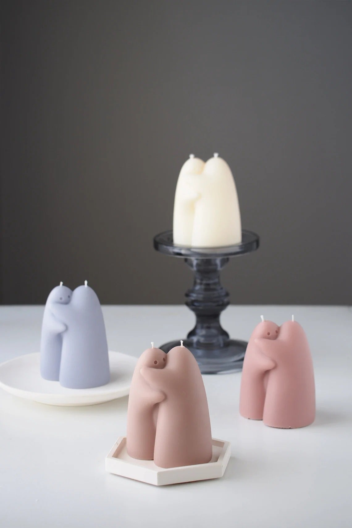 the candle in different colors