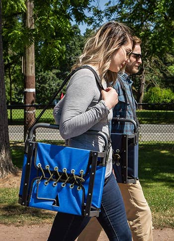 the aforesaid models carrying the bleacher seats utilizing the enarthrosis straps