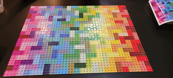 reviewer's assembled puzzle