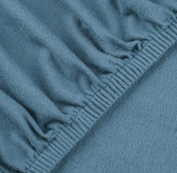 a close up picture of the sheets showing the texture