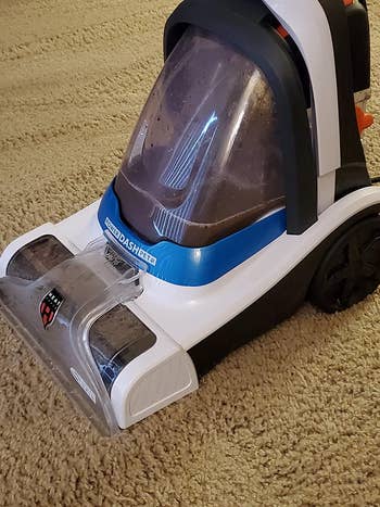 the vacuum filled with dirty liquid