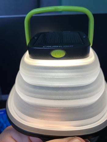 reviewer photo of camping lantern
