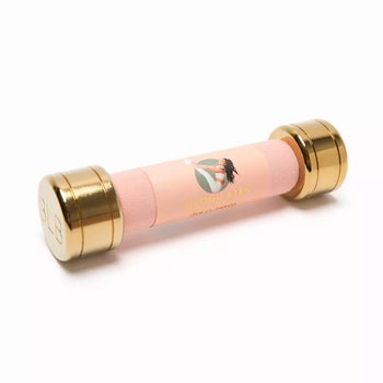 The gold dumbbell