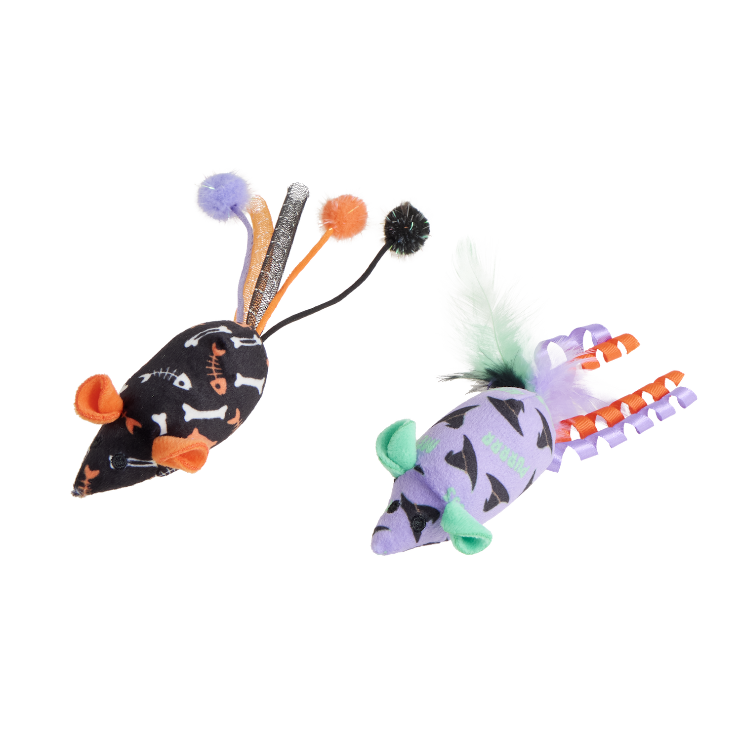 stuffed mice in different colours