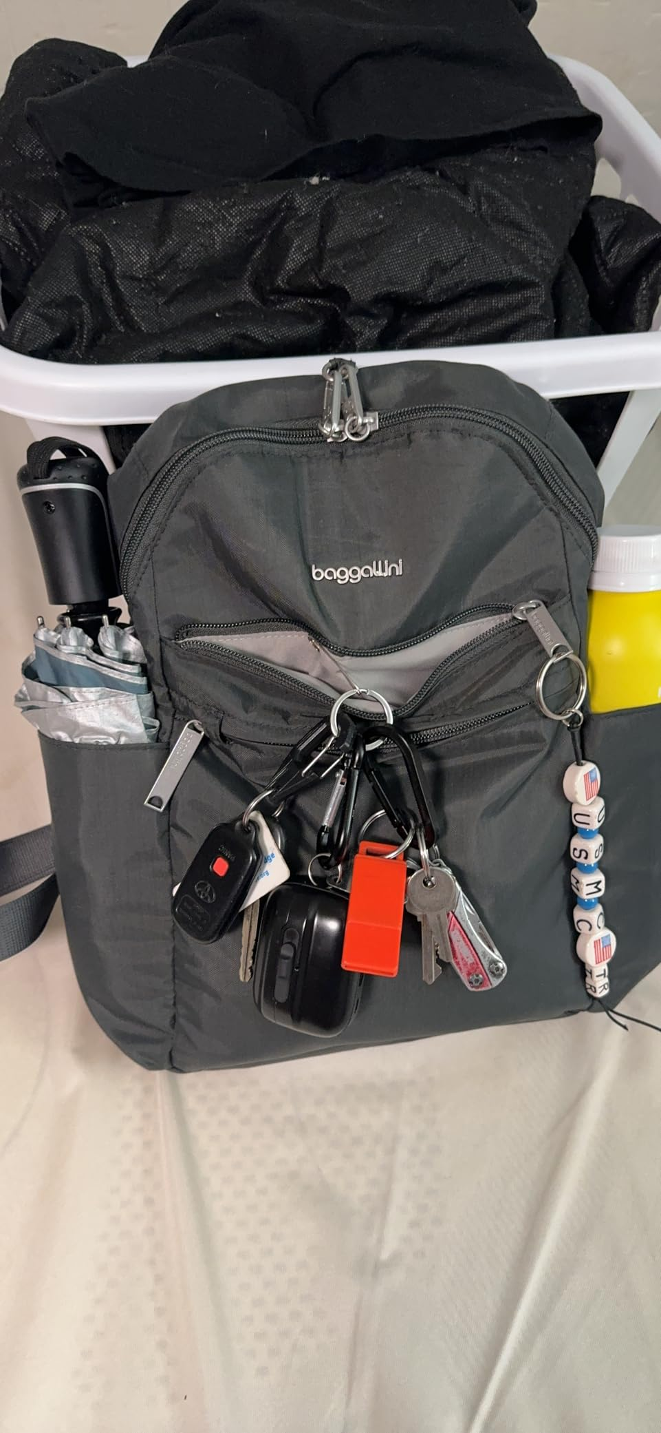 the backpack up close