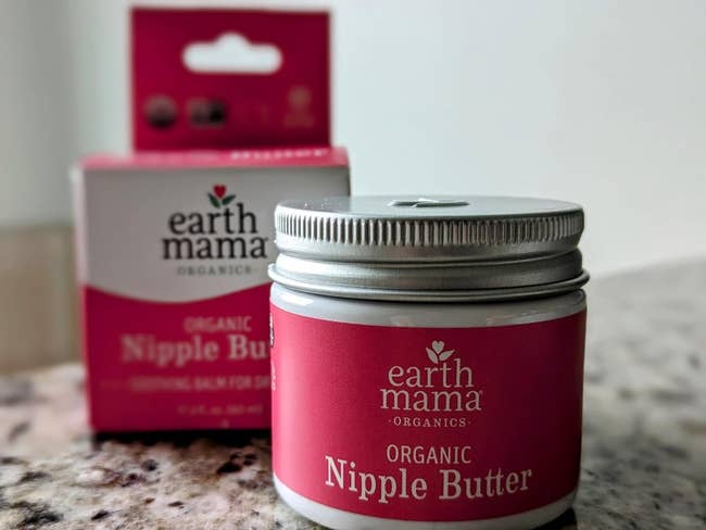 reviewers jar of Earth Mama Organic Nipple Butter