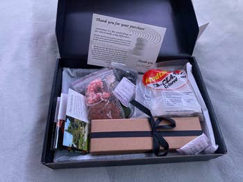 the zen garden box with all of the included items