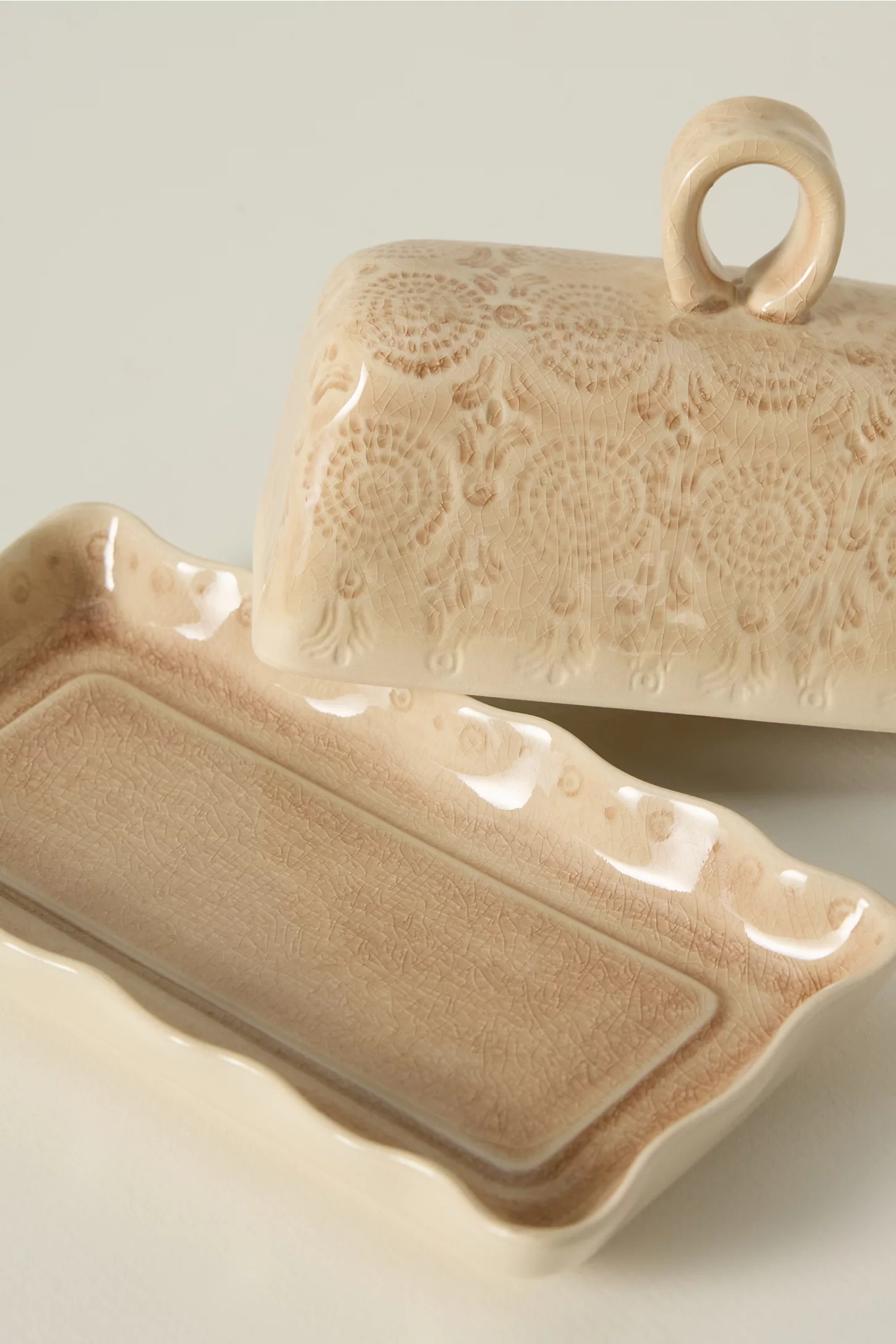 butter crockery  successful  soil  opened to amusement   tray