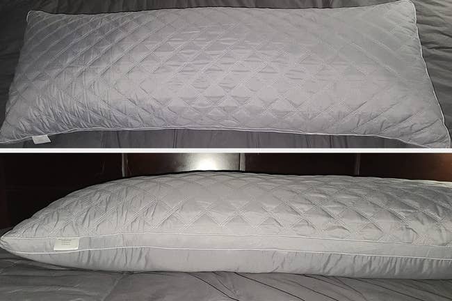 Reviewer images of the white pillow