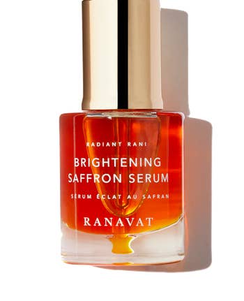 the bottle of saffron serum