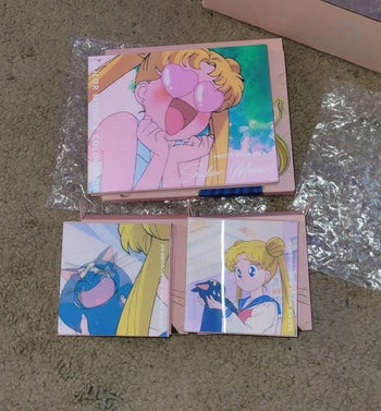 Sailor Moon eyeshadow and blush palettes