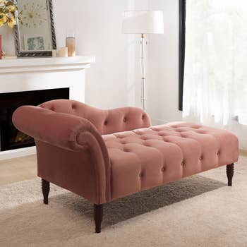 Image of the pink lounge chair