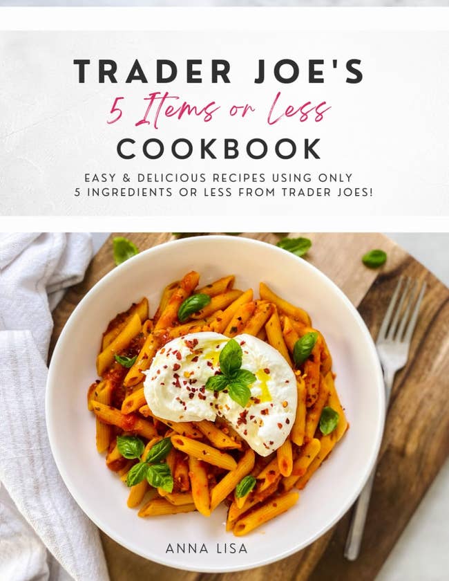 the cover of the book with penne pasta on it 