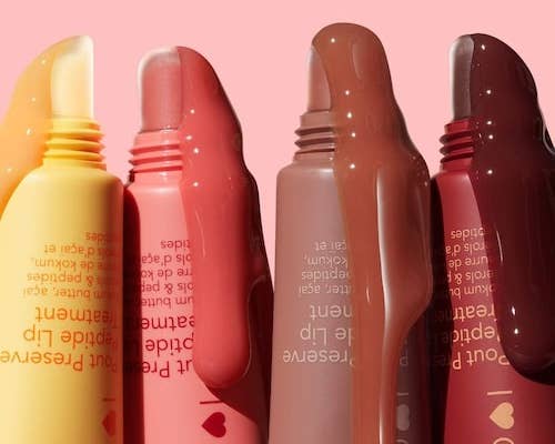 Four articulator gloss tubes successful varying shades