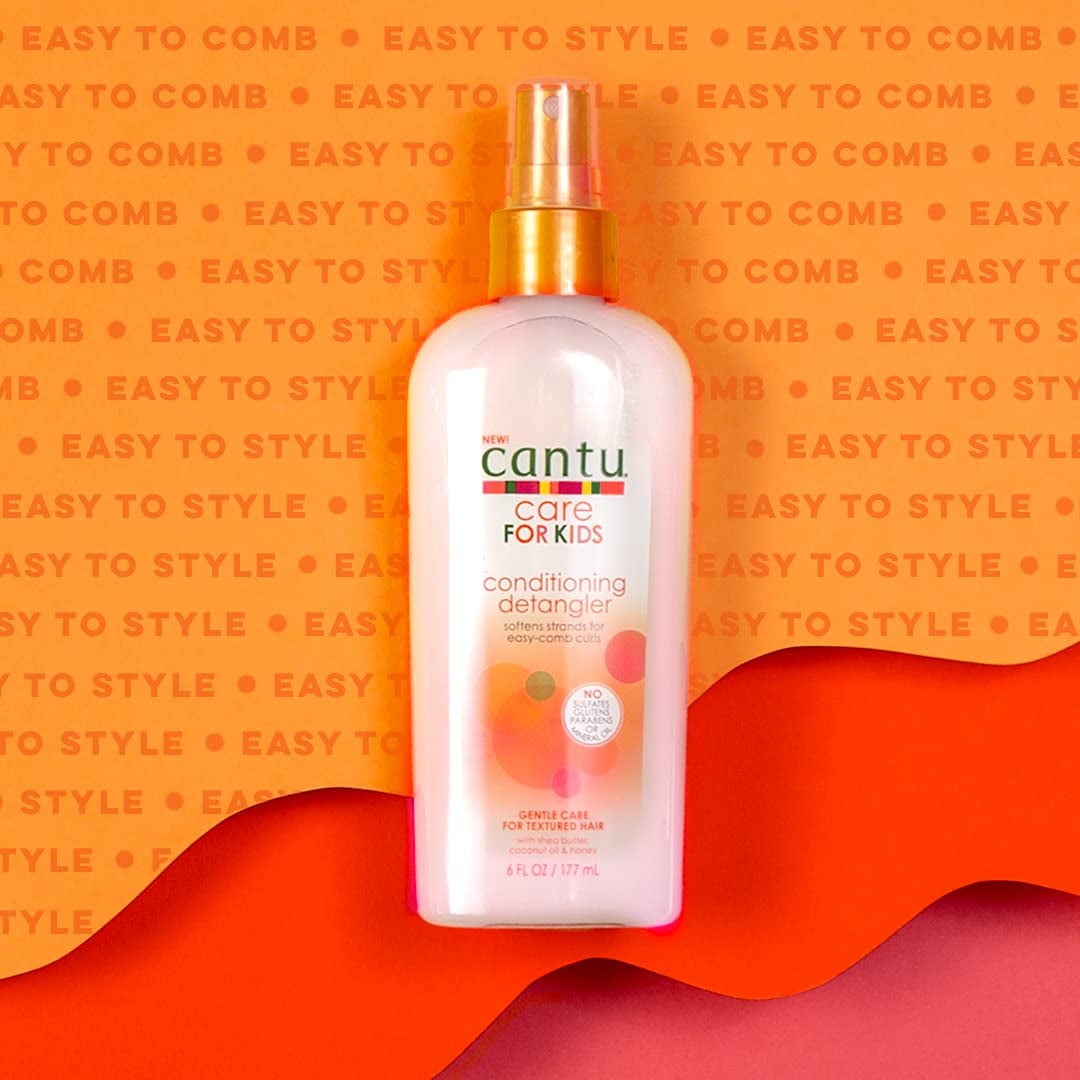 Bottle of Cantu kids conditioning detangler